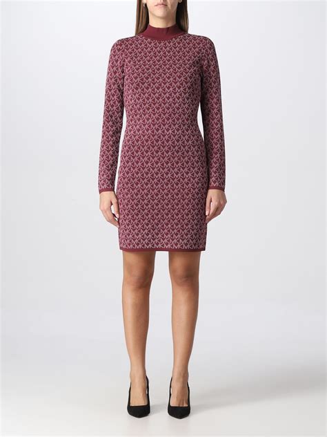 michael kors burgendy dentelle dress|Michael Kors Burgundy Dresses for Women .